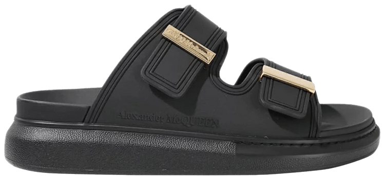 Buy Alexander McQueen Wmns Hybrid Slide 'Black Gold