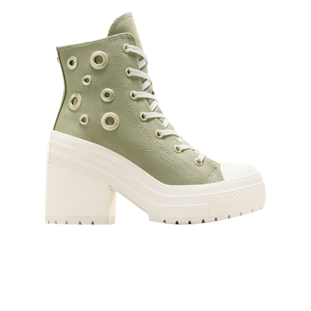 Converse Chuck 70 De Luxe Heel Platform High 'Metal Rings' | Green | Men's Size 10