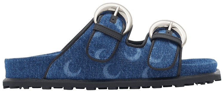 Marine Serre Wmns Deadstock Denim Ground Sandal Blue Denim