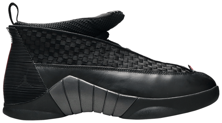 Black jordan 15 sales