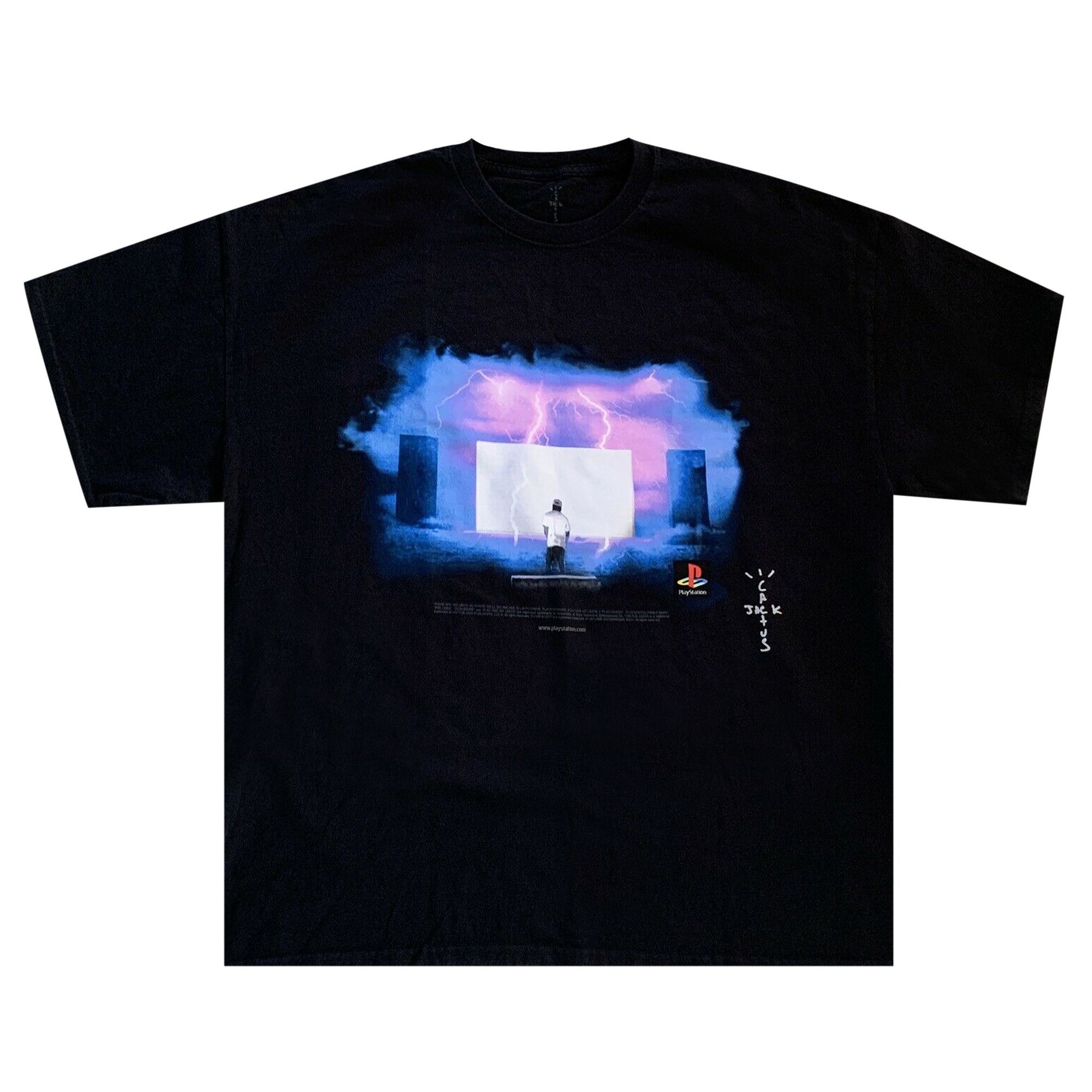 Cactus Jack by Travis Scott Monolith Night T-Shirt 'Black' | Men's Size L