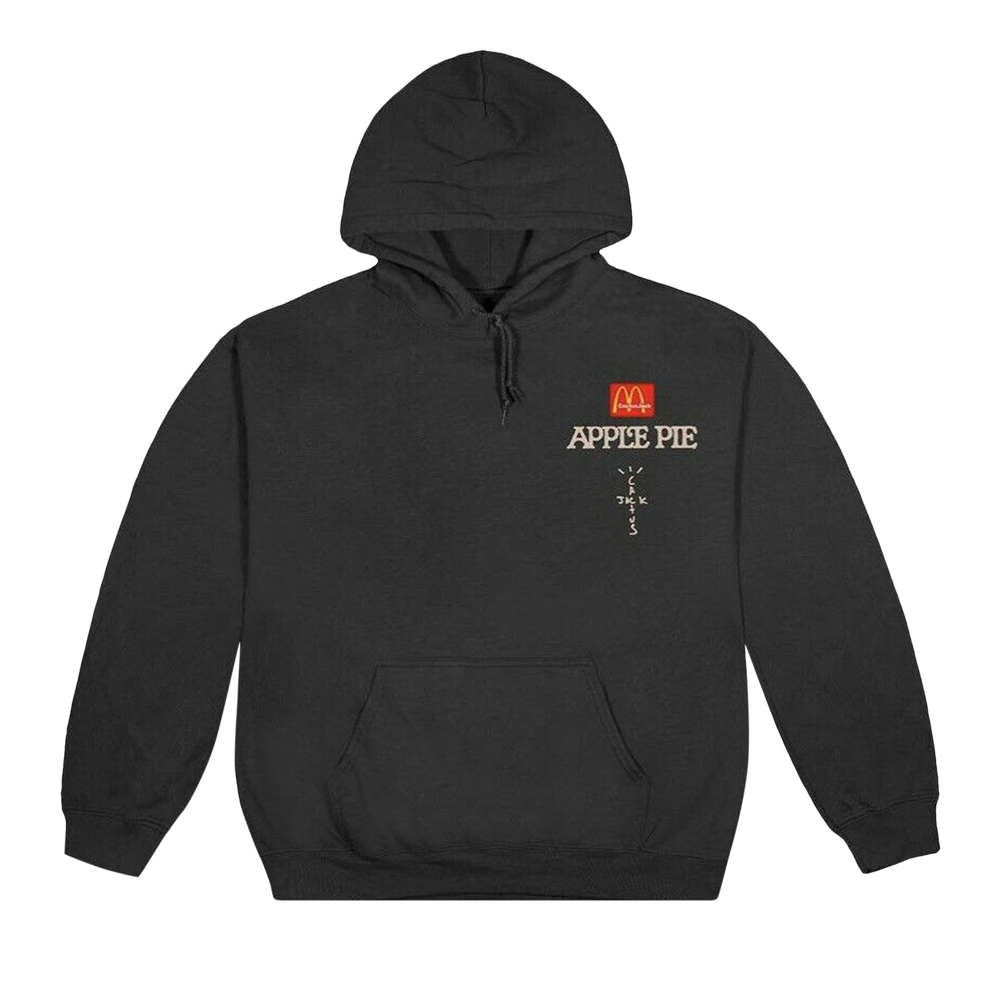 Cactus Jack by Travis Scott x McDonald's Apple Pie Hoodie 'Black' | Men's Size M