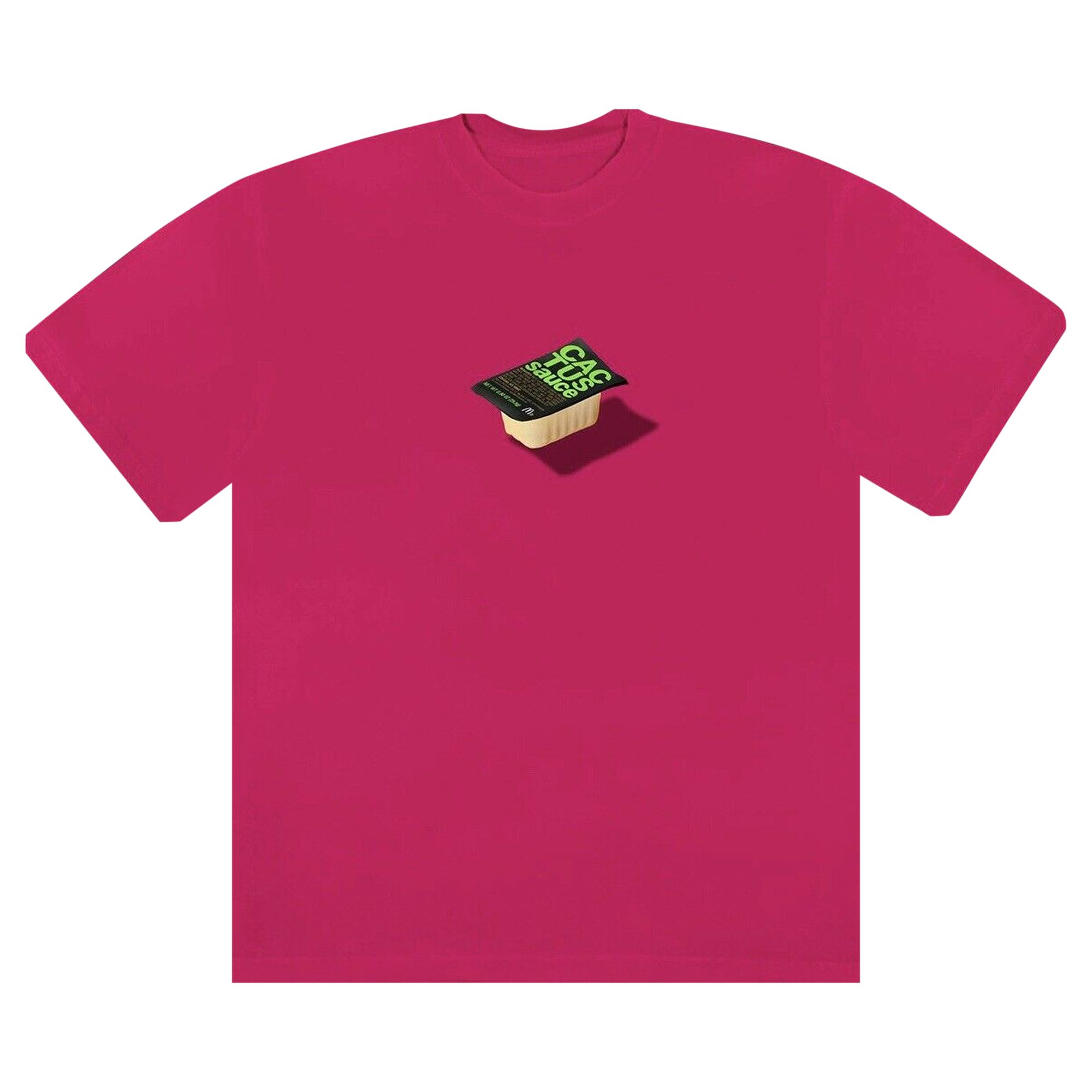 Cactus Jack by Travis Scott x McDonald's Cactus Sauce T-Shirt II 'Heliconia' | Pink | Men's Size L
