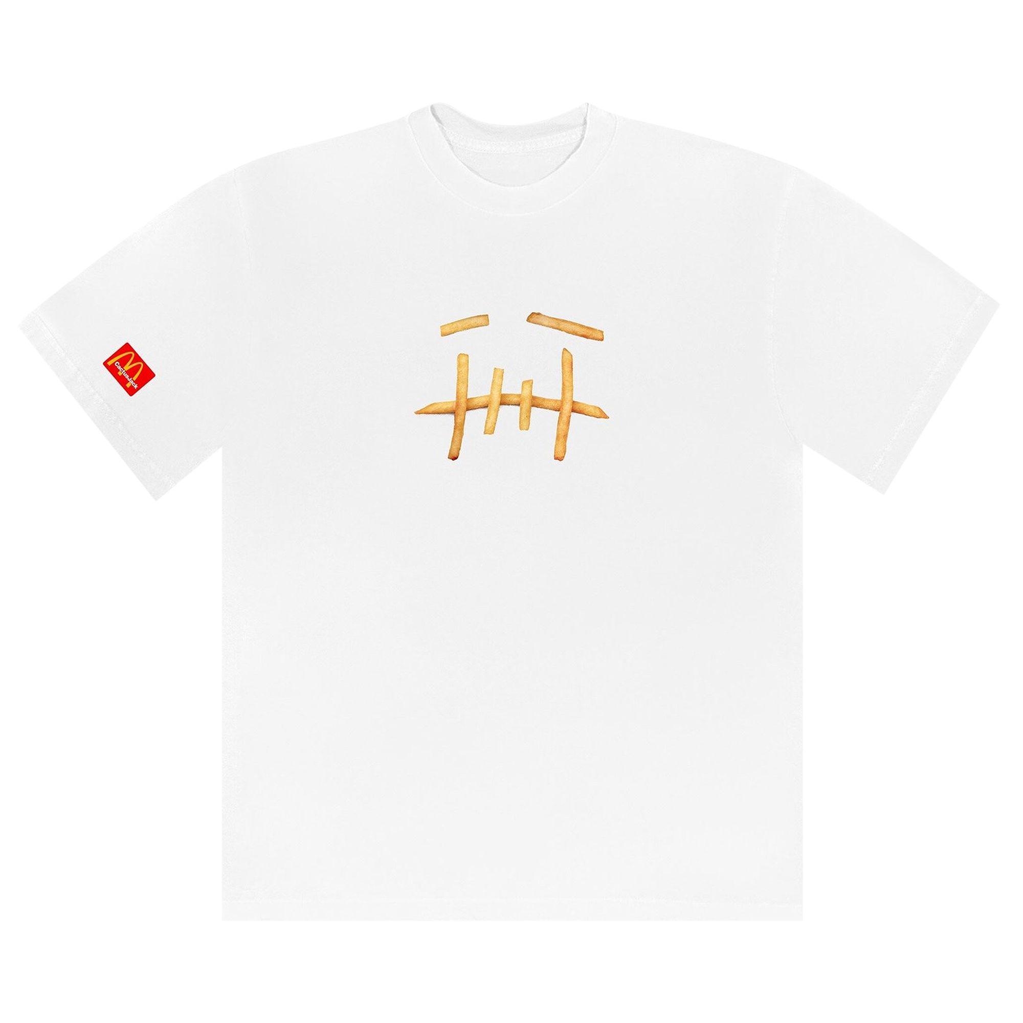 Cactus Jack by Travis Scott x McDonald's Fry T-Shirt 'White' | Men's Size S