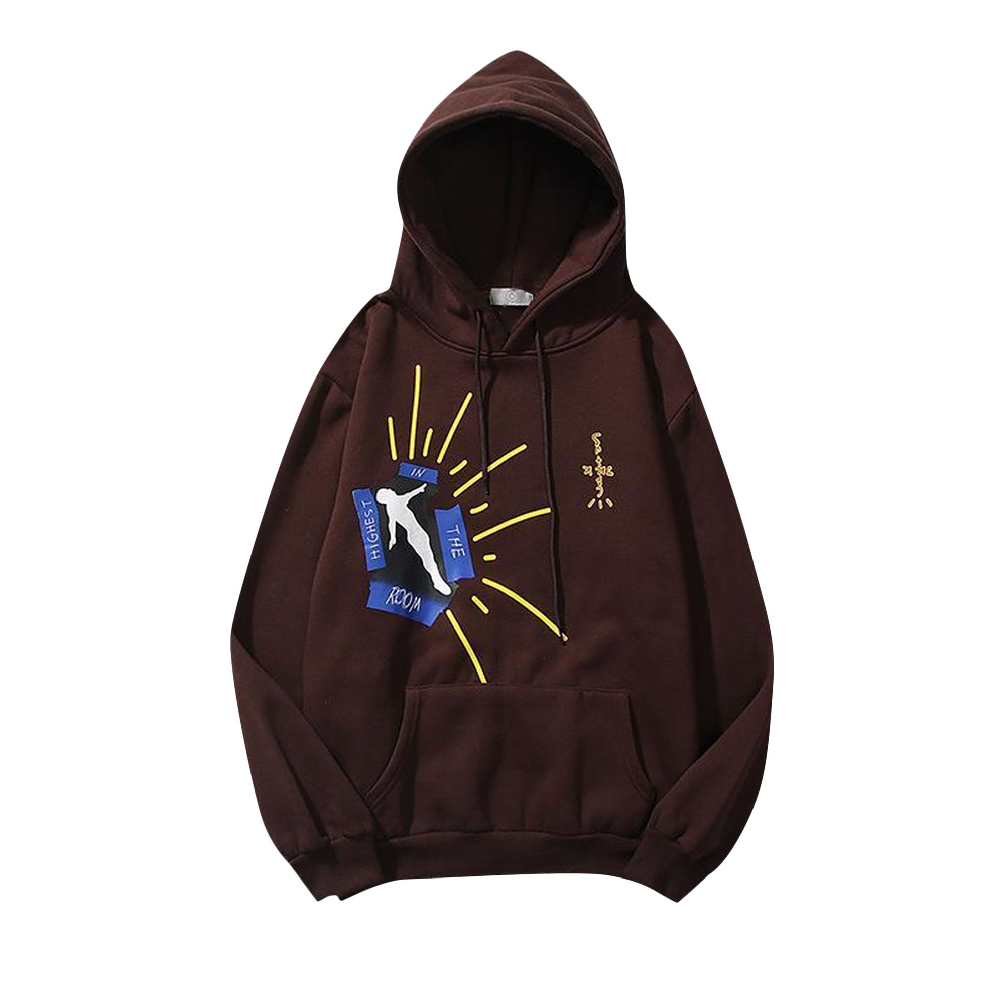 Cactus Jack by Travis Scott Highest In The Room Not For Decoding Hoodie 'Brown' | Men's Size S