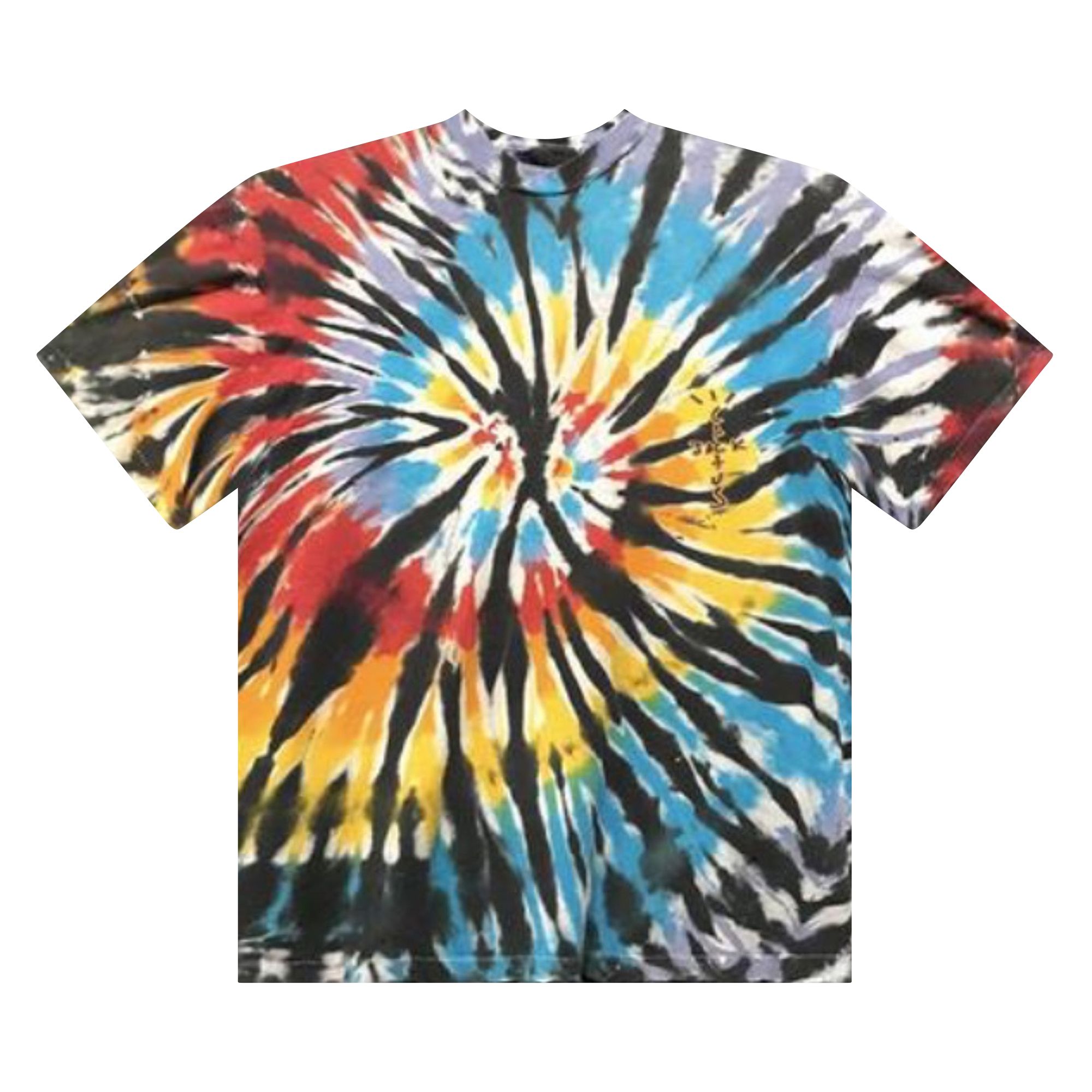 Cactus Jack by Travis Scott Highest In The Room T-Shirt 'Tie-Dye' | Multi-Color | Men's Size 2XL