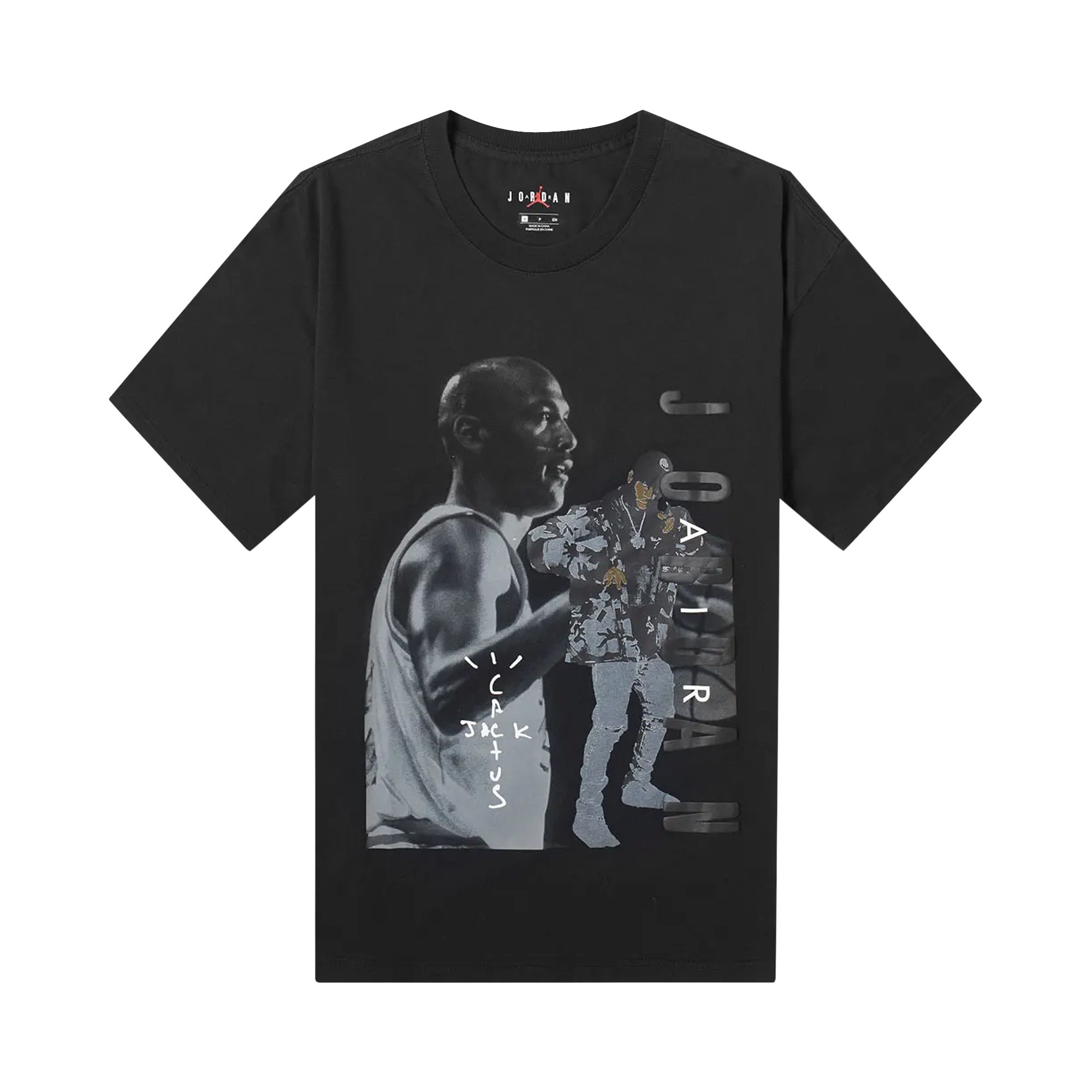 Cactus Jack by Travis Scott x Air Jordan T-Shirt 'Black' | Men's Size 2XL
