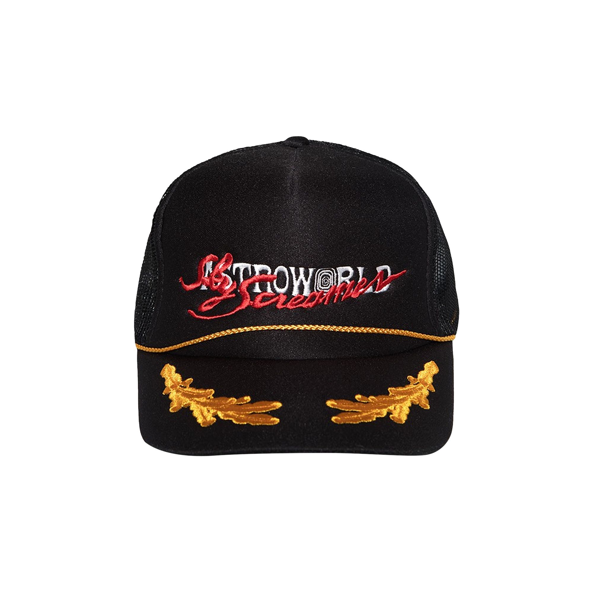Pre-owned Cactus Jack By Travis Scott Astroworld X Dsm Ny Trucker Hat 'black' | Men's Size Onesize