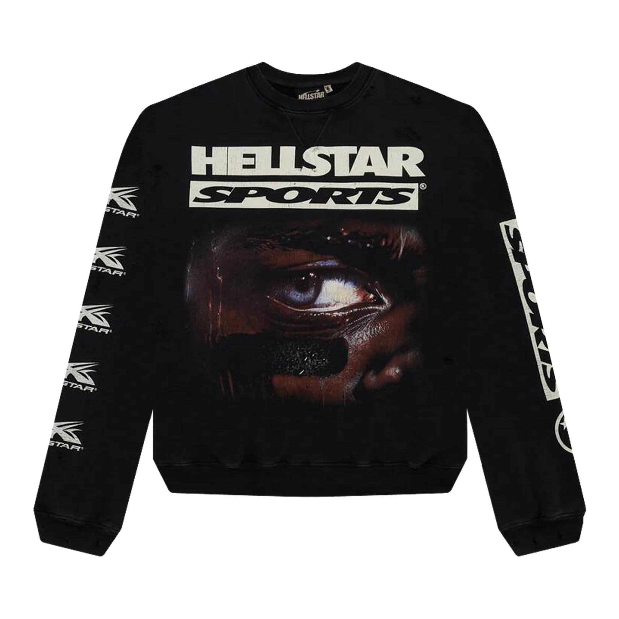 Hellstar Sports 96 Crewneck 'Black' | Men's Size L
