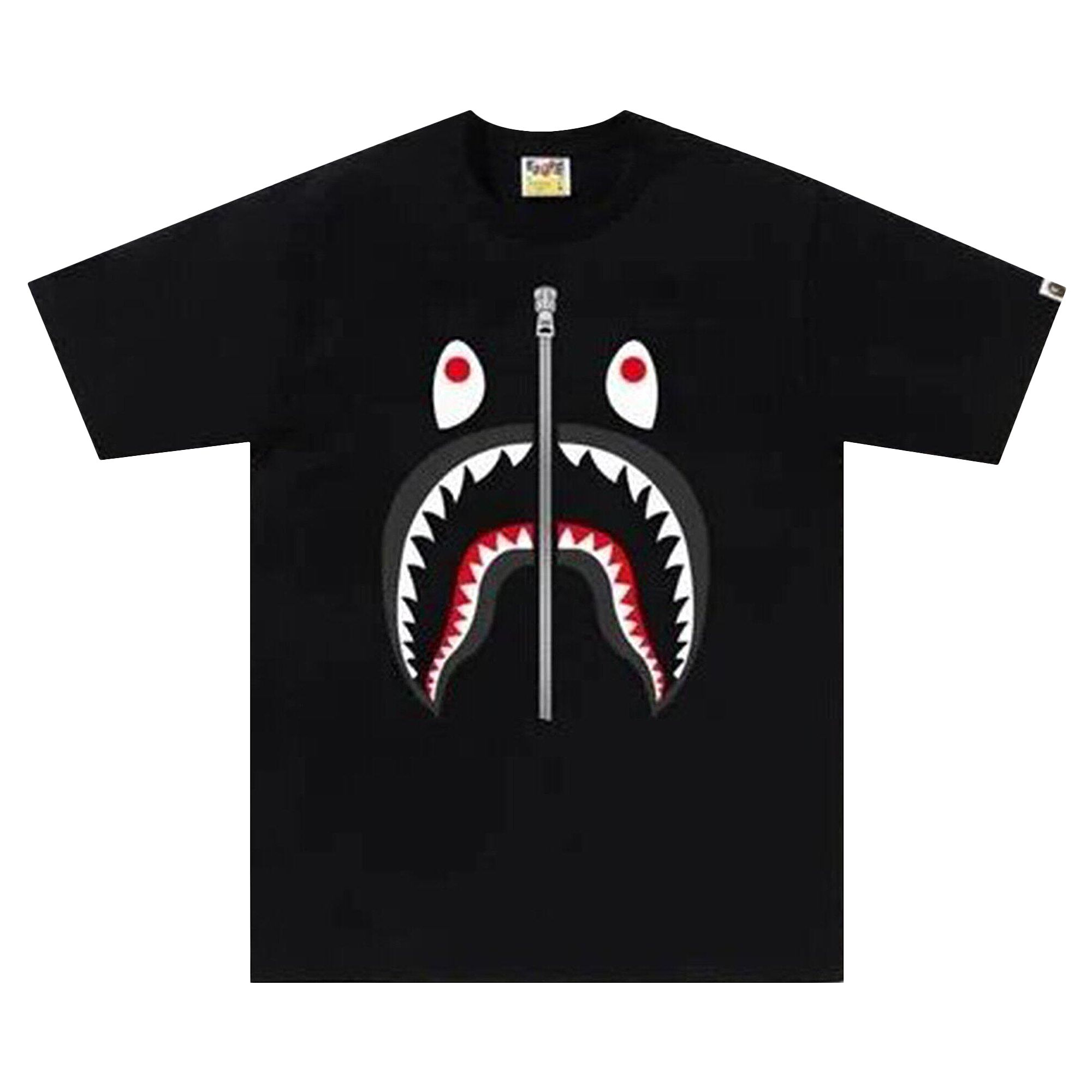 Pre-owned Bape Shark Tee 'black'