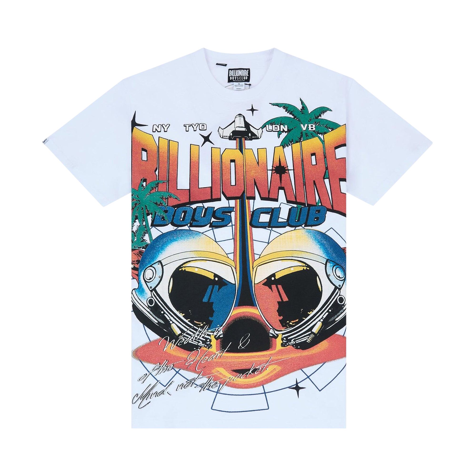 Pre-owned Billionaire Boys Club Tropics T-shirt 'bleach White' | Men's Size M