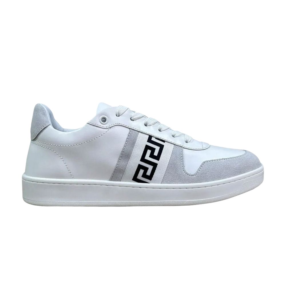 Pre-owned Versace Wmns La Greca Sneaker 'white Grey Black' | Women's Size 38