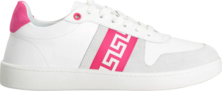 Versace Wmns La Greca Sneaker White Pink