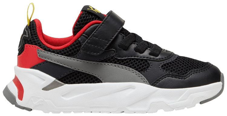 Scuderia Ferrari x Puma Trinity Little Kid Black Rosso Corsa