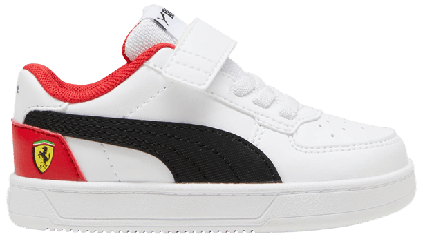 Scuderia Ferrari x Puma Caven 20 Infant White Rosso Corsa