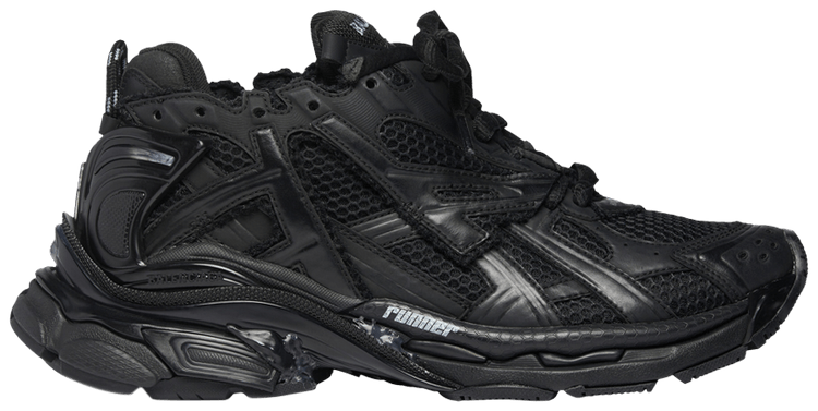 Balenciaga Wmns Runner Sneaker Worn Out   Black