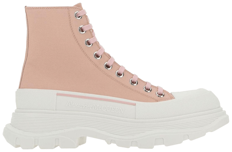 Alexander McQueen Wmns Tread Slick Boot Magnolia White