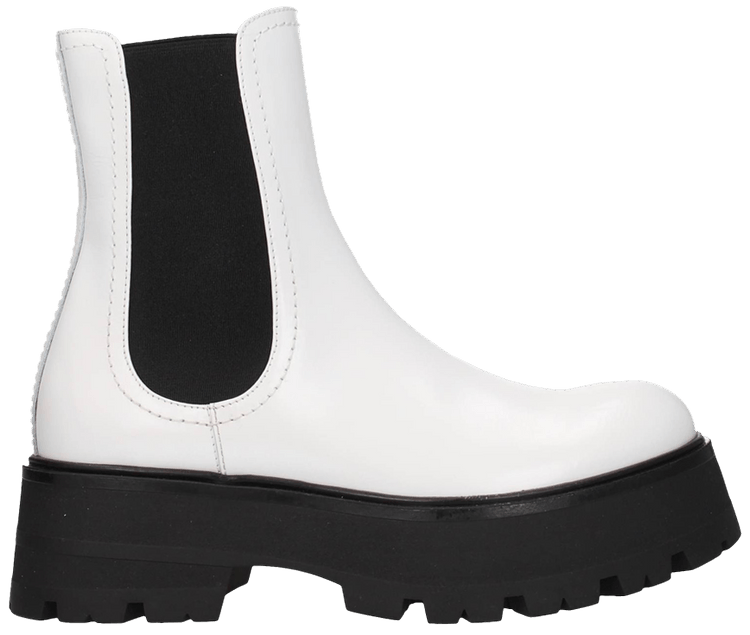 ブーツその他 alexander mcqueen BOOTS (700077WIC62 9360) Buy Alexander McQueen Wmns Rave Chelsea Boot 'White Black