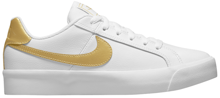 Buy Wmns Court Royale AC White Metallic Gold AO2810 109 GOAT CA