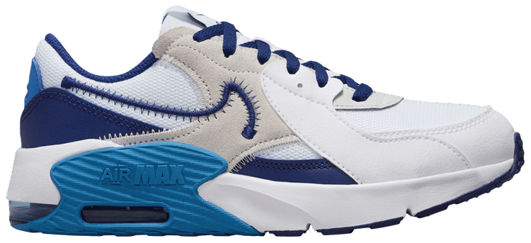Nike Air Max Excee GS White Deep Royal Blue