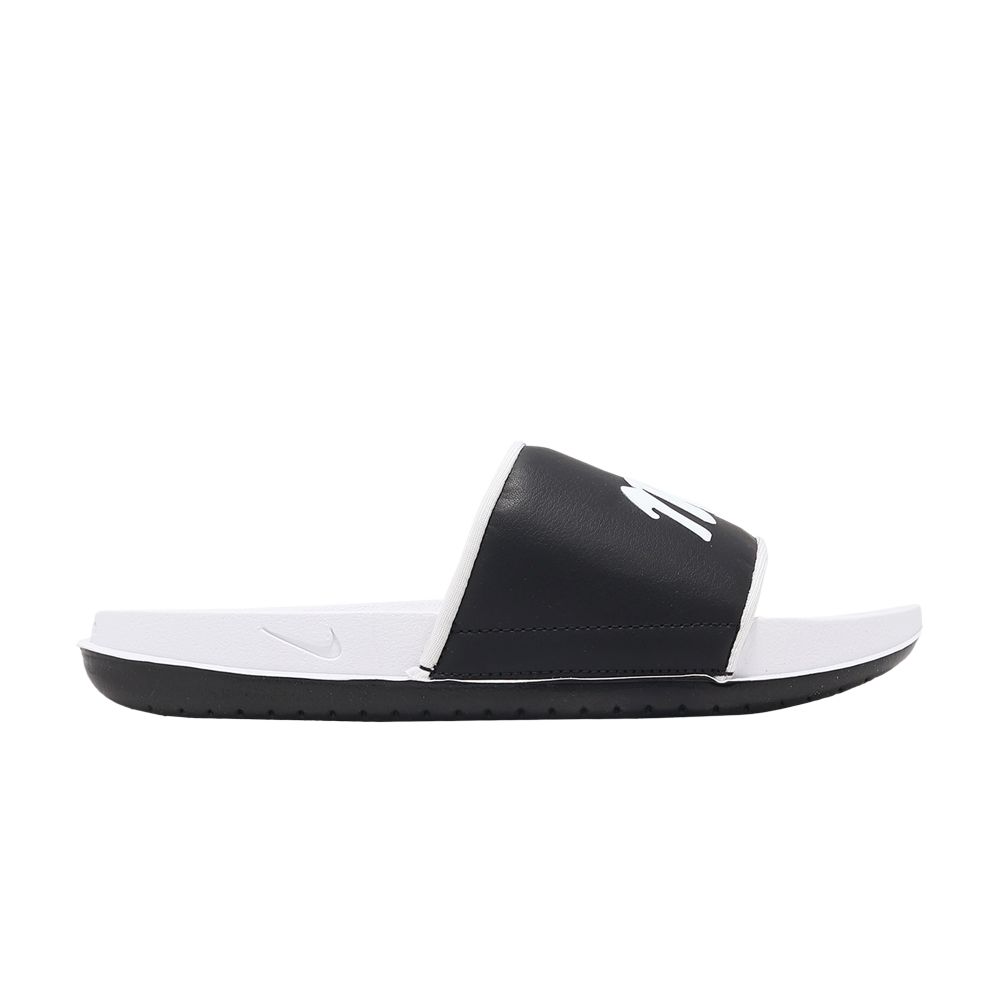 Pre-owned Nike Wmns Offcourt Slide 'white Black Mismatched'