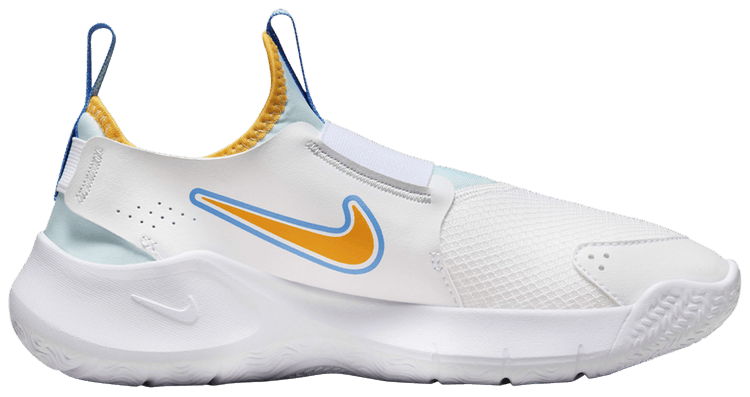 Nike Flex Runner 3 GS White Sundial Yellow University Blue