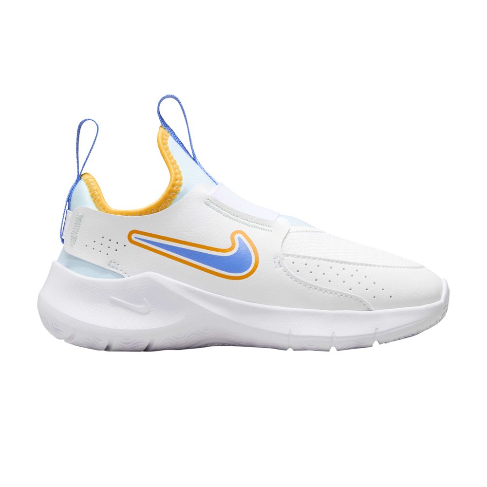 Pre-owned Nike Flex Runner 3 Ps 'white Sundial Yellow University Blue' | Kid's Size 10.5