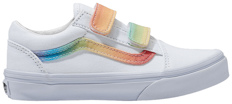 Vans Old Skool V Kids Rainbow Sidestripe