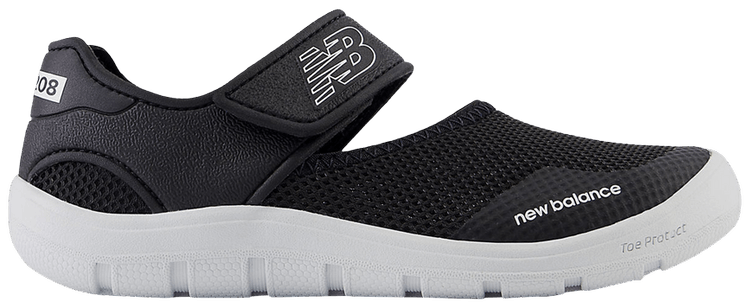 New Balance 208v2 Sandal Kids Wide Black White