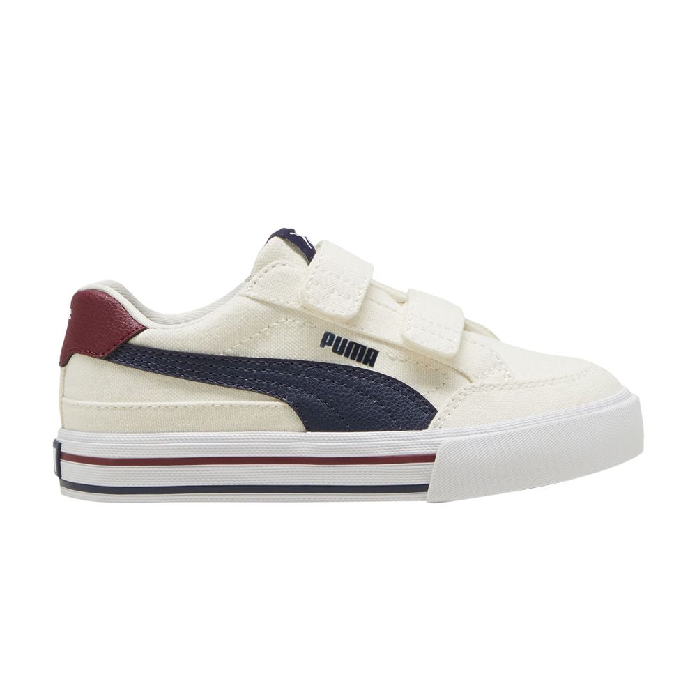 Pre-owned Puma Court Classic Vulc Fs V Little Kid 'warm White Sugared Almond' | Cream | Kid's Size 12.5