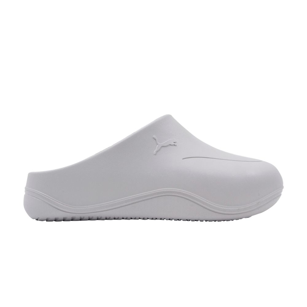Pre-owned Puma Wave Mule 'marble' In Grey