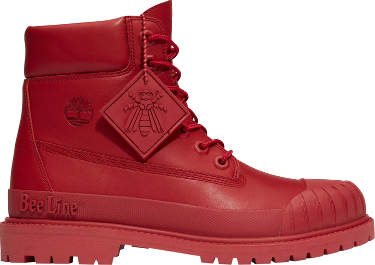 Bee Line x Wmns 6 Inch Rubber Toe Waterproof Boot Red