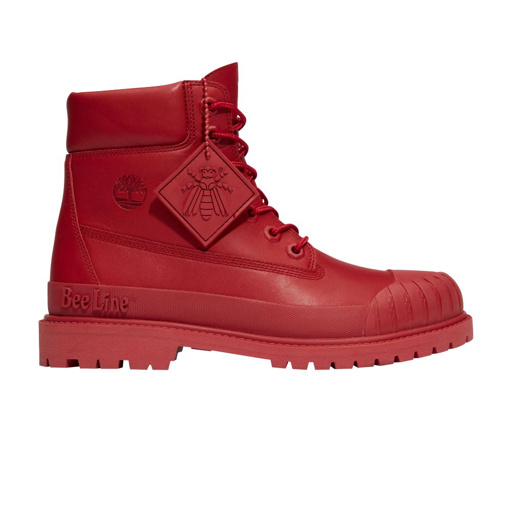Timberland Bee Line x Wmns 6 Inch Rubber-Toe Waterproof Boot 'Red' | Women's Size 9.5