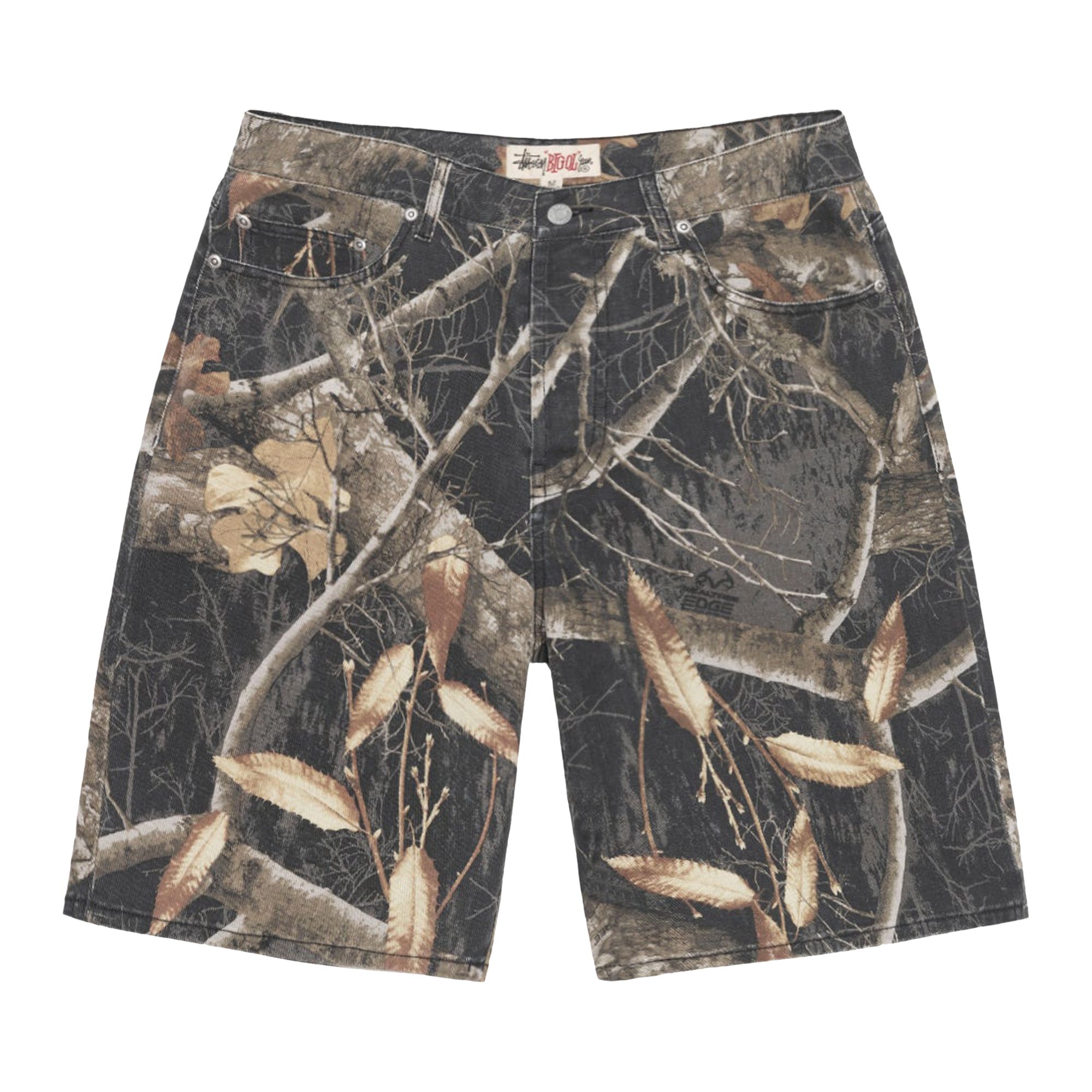 Stussy Big Ol' Short 'Camo' | Black | Men's Size 28