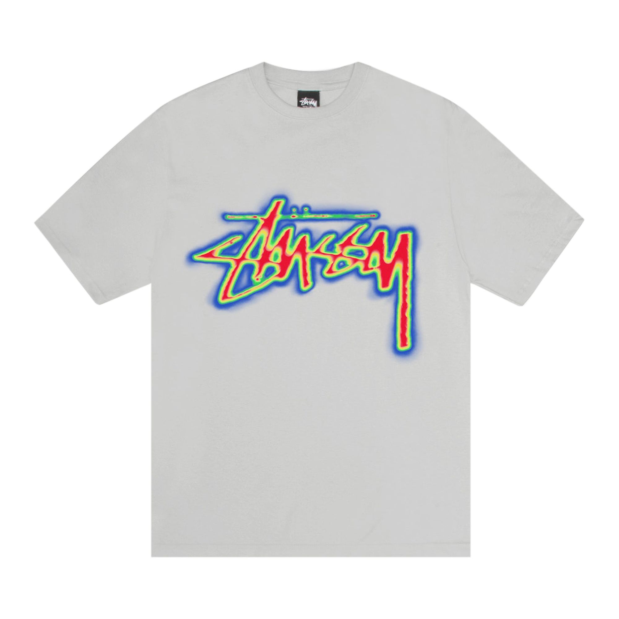 Stussy Thermal Stock Tee 'Fog' | Grey | Men's Size M