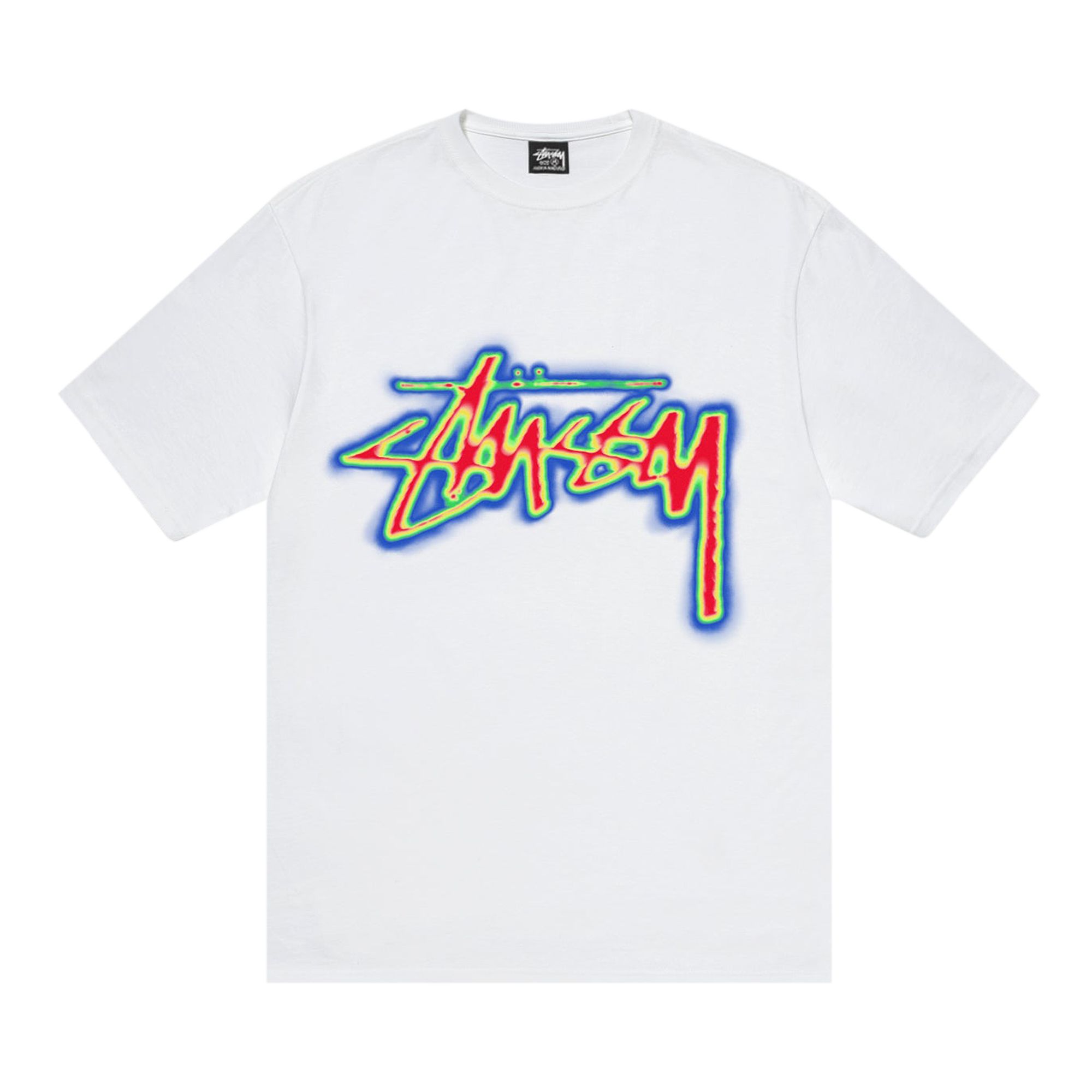 Stussy Thermal Stock Tee 'White' | Men's Size XL