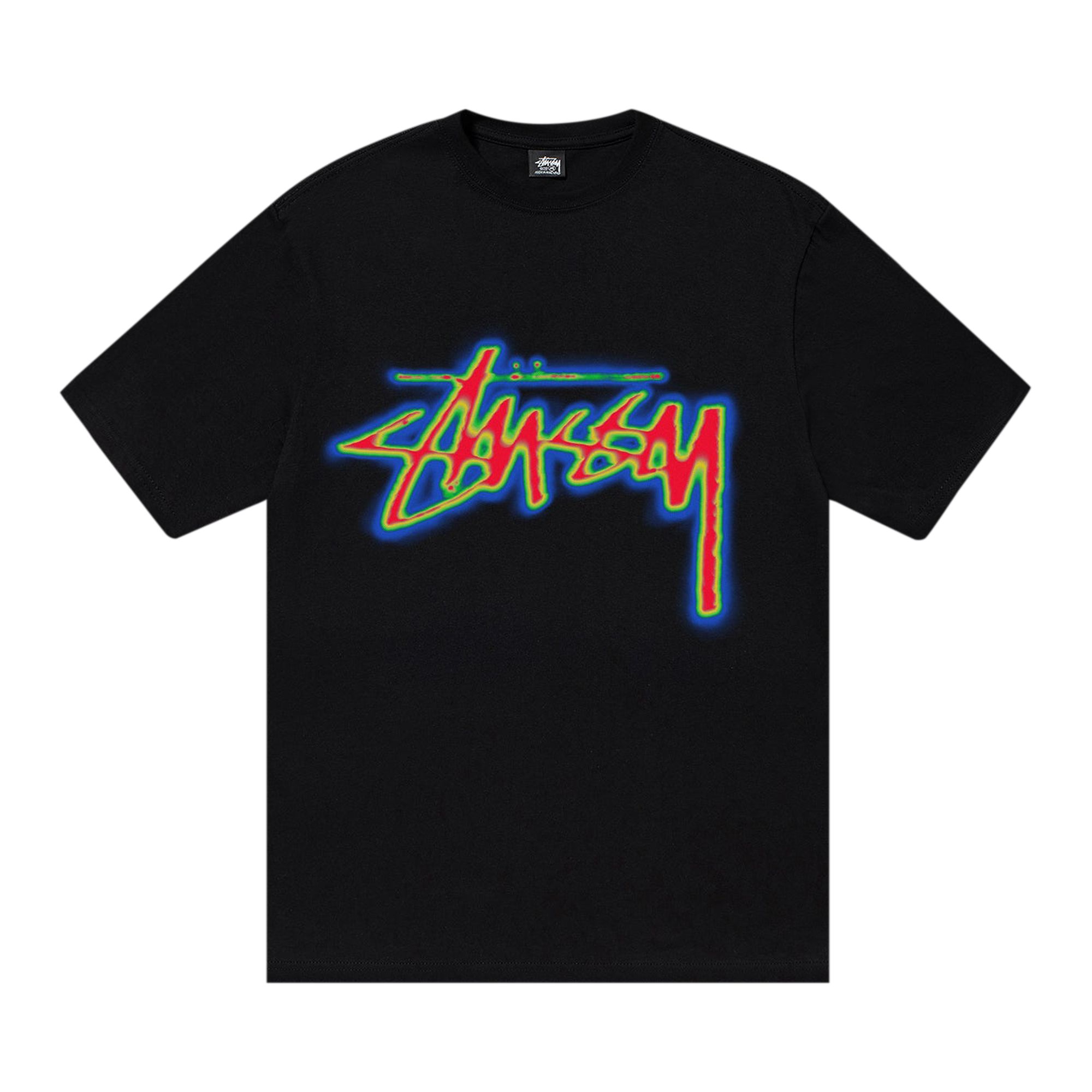 Pre-owned Stussy Thermal Stock Tee 'black'