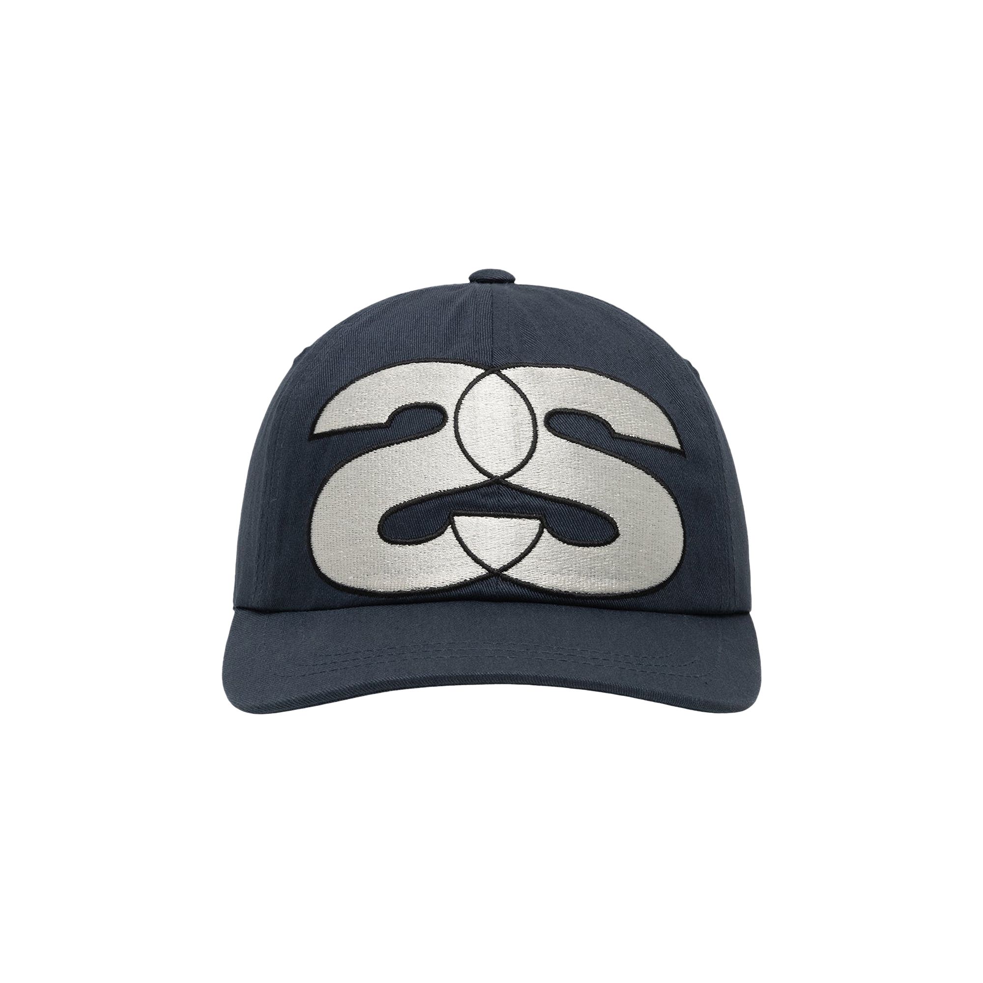 Pre-owned Stussy Low Pro Big Ss Snapback 'navy' | Blue | Men's Size Onesize