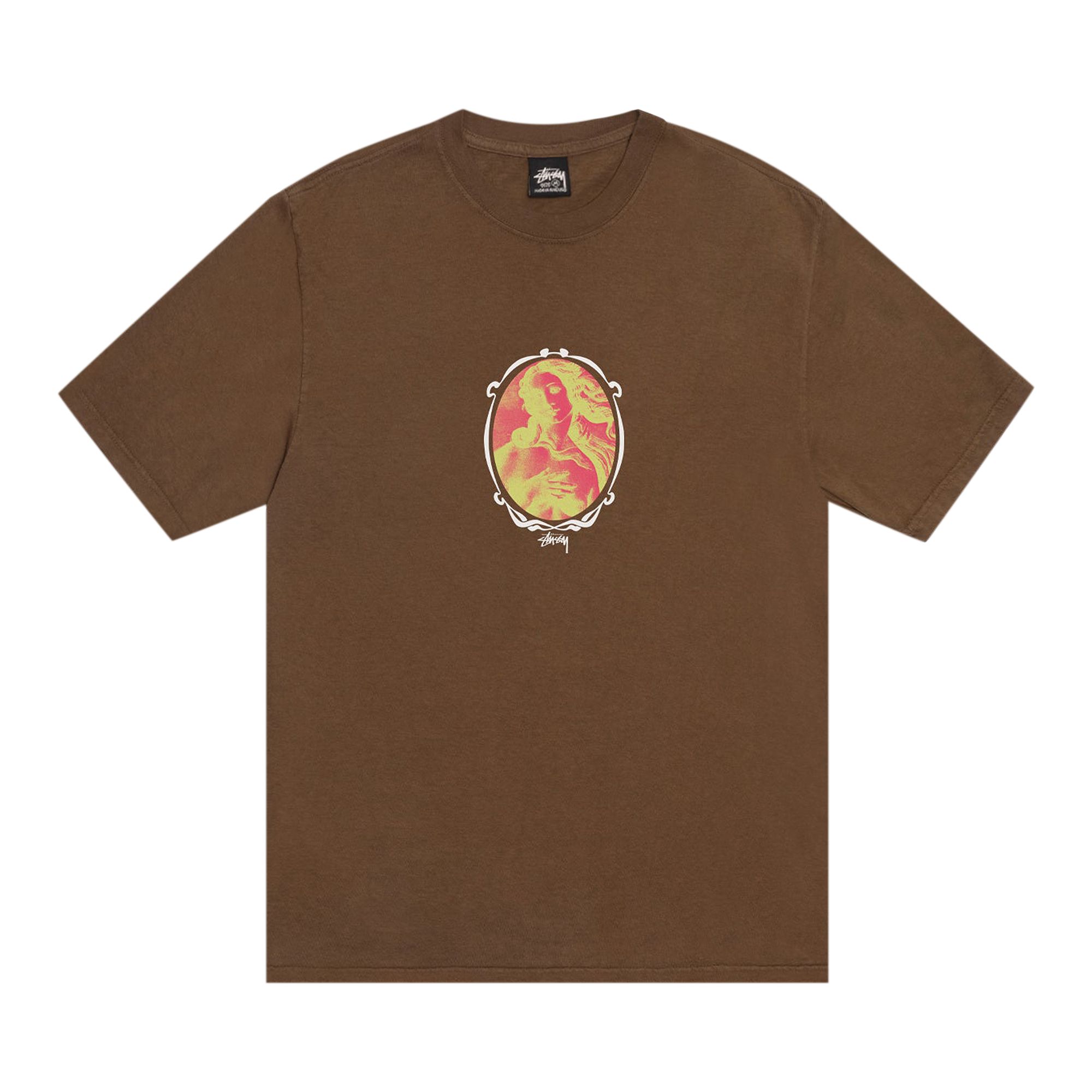 Stussy Venus Oval Tee 'Brown' | Men's Size XL
