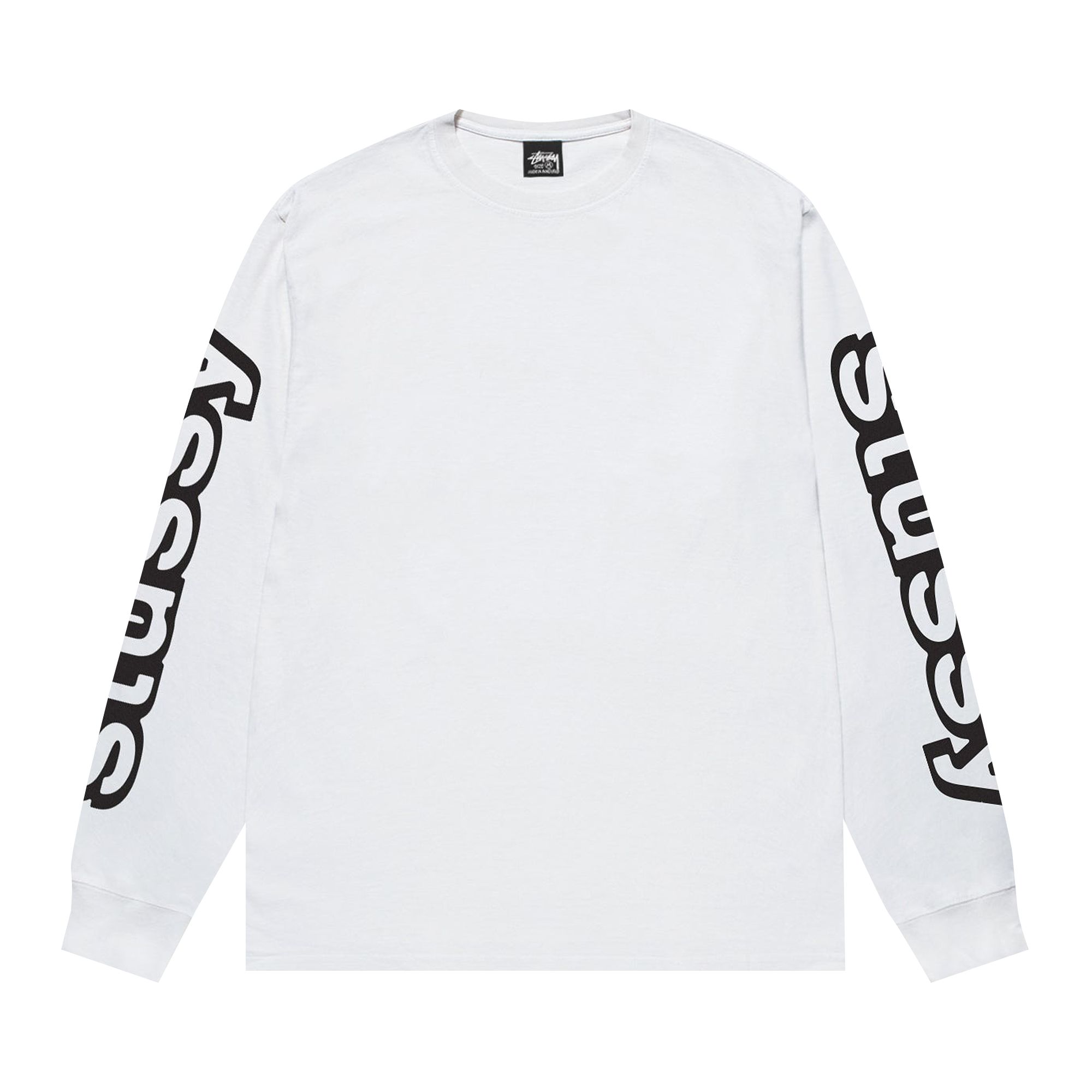 Pre-owned Stussy Sideways Long-sleeve Tee 'white'
