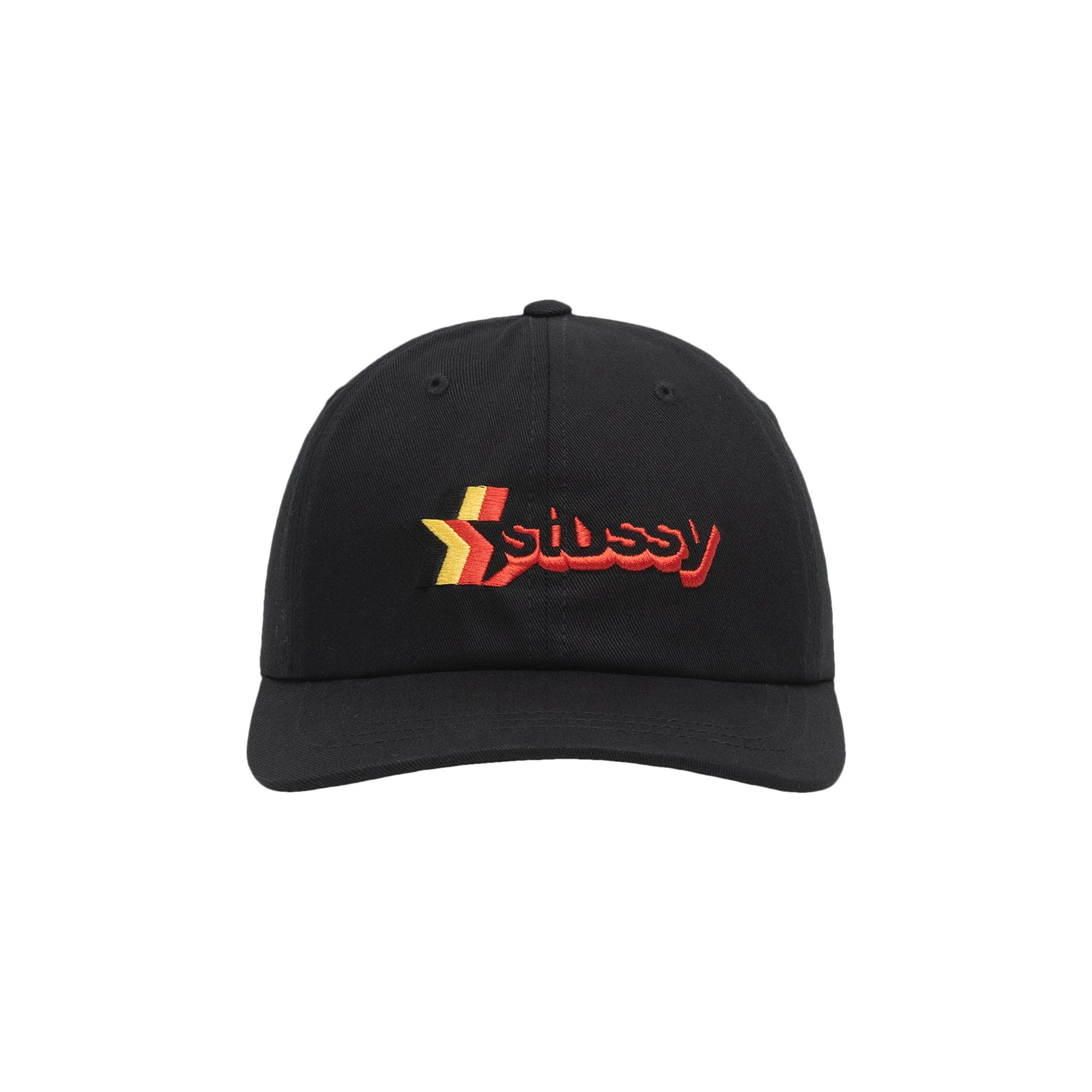 Pre-owned Stussy Low Pro 3 Star Strapback 'black'