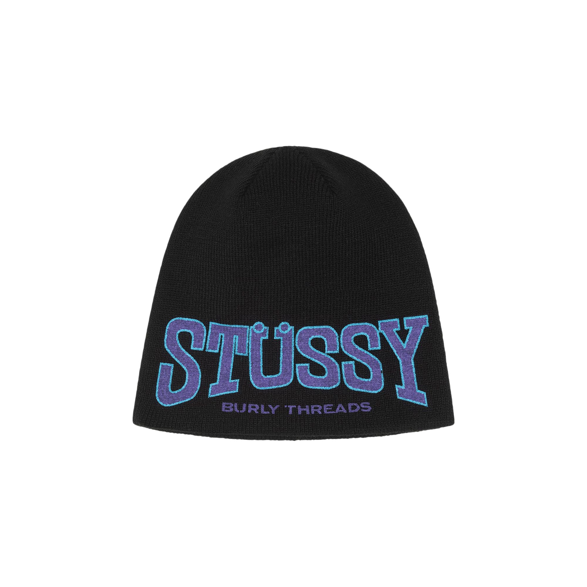 Pre-owned Stussy Burly Threads Skullcap 'black' | Men's Size Onesize