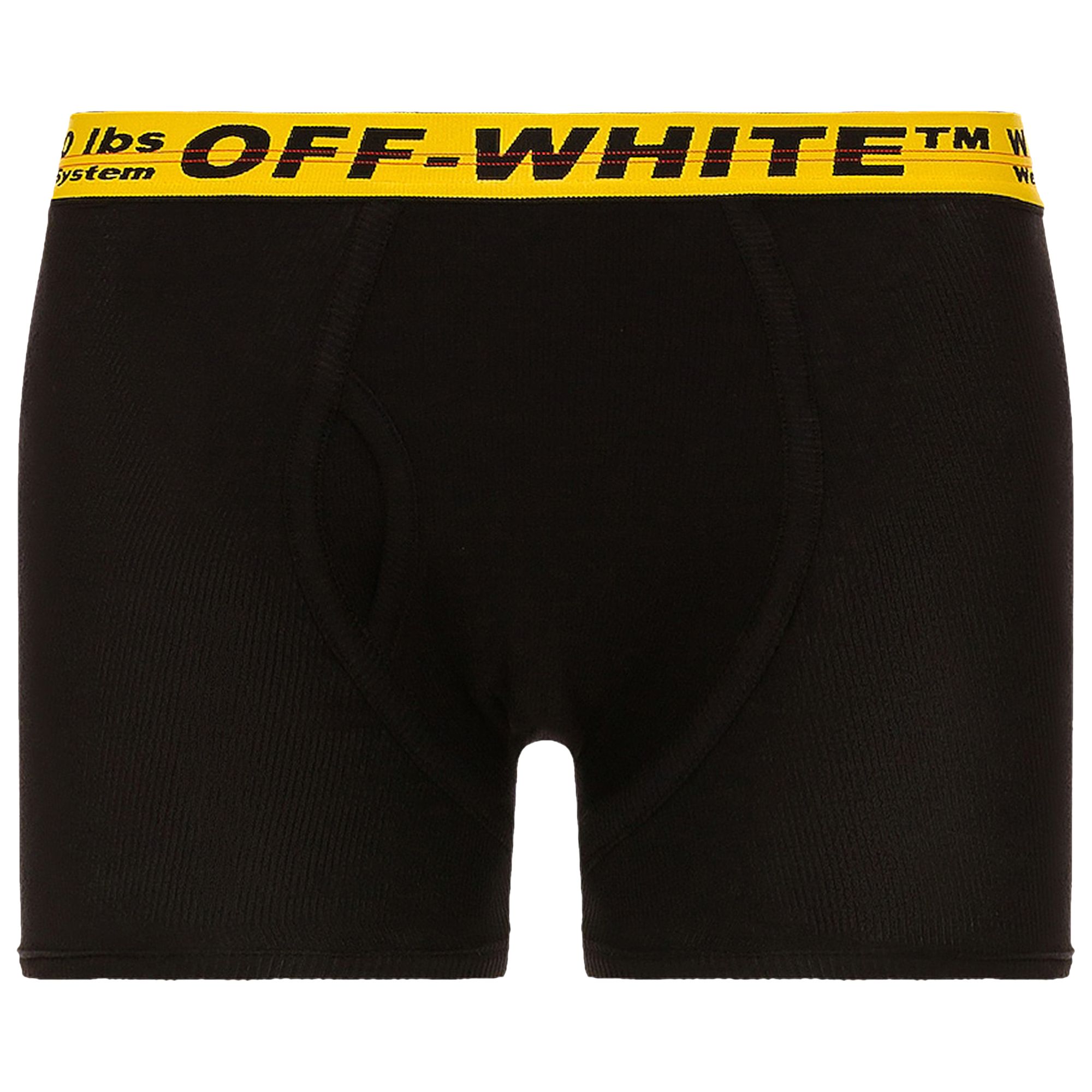 Pre-owned Off-white Classic Industrial Waistband Boxers 'black' | Men's Size Xs