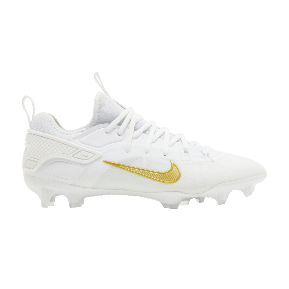 Nike Huarache 9 Elite Low LAX 'White Metallic Vivid Gold' | Men's Size 11.5 - FB1296-100