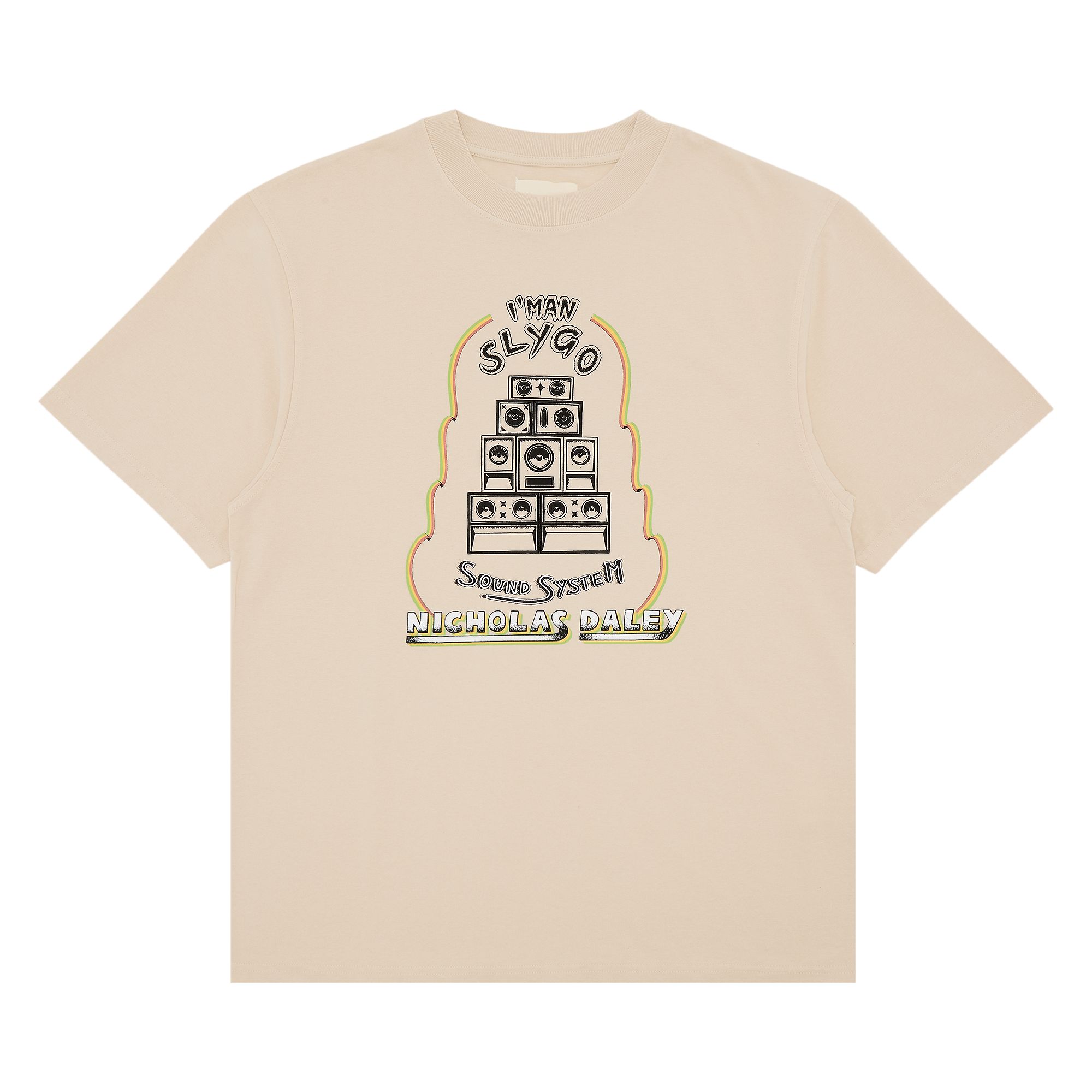 Pre-owned Nicholas Daley I'man Slygo Tee In Cream