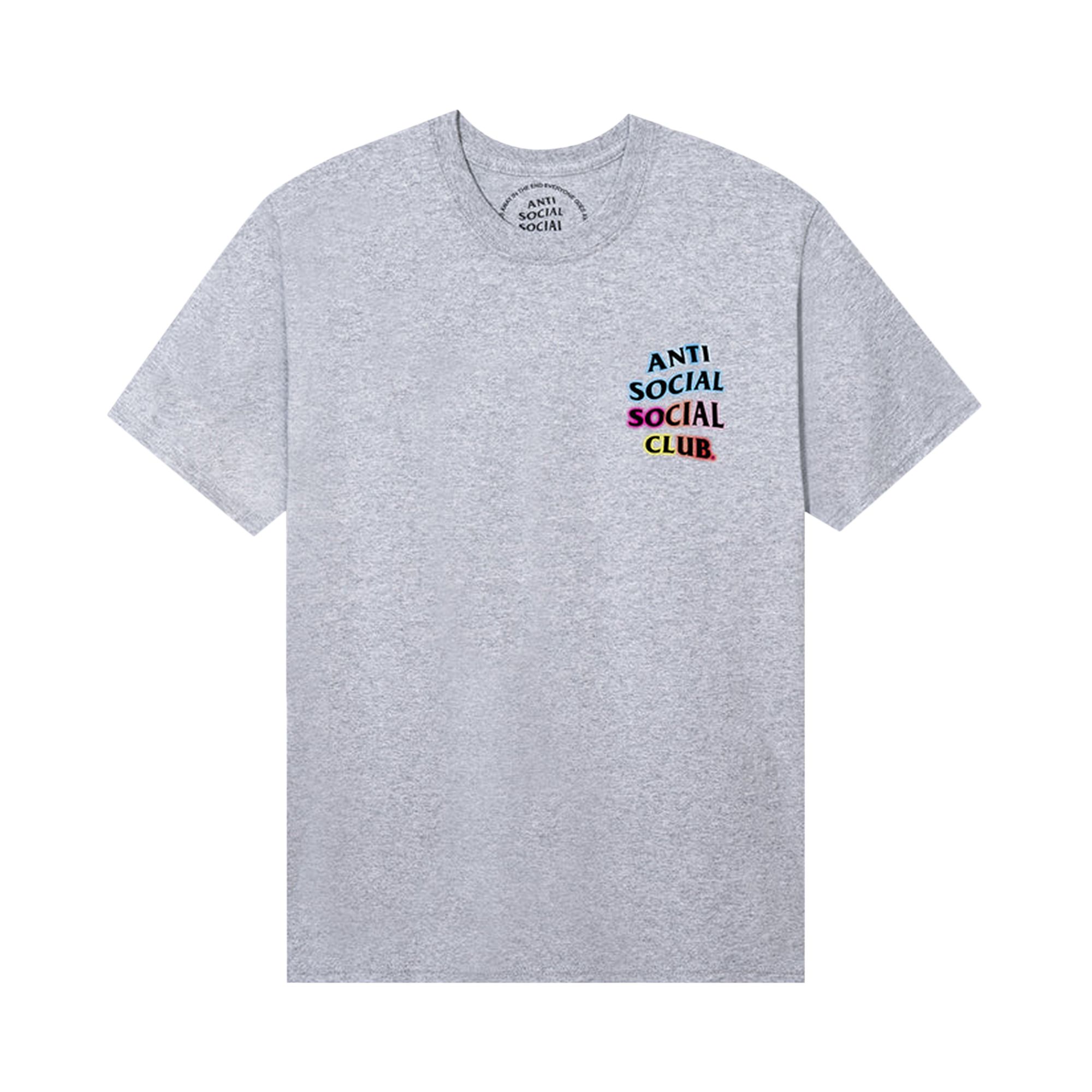 Pre-owned Anti Social Social Club Feel The Light Tee 'ath Heather' | Grey | Men's Size Xl In Gray