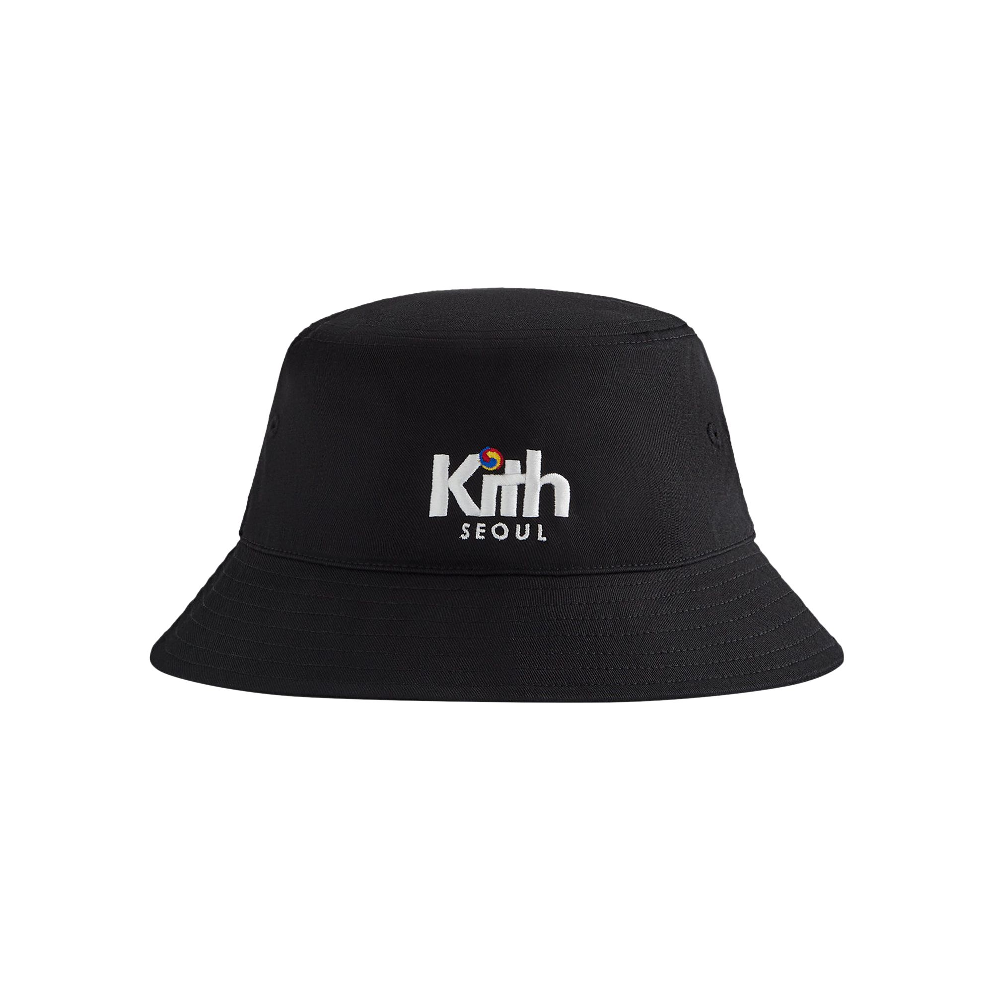 Kith Seoul Dawson Bucket Hat 'Black' | Men's Size Onesize