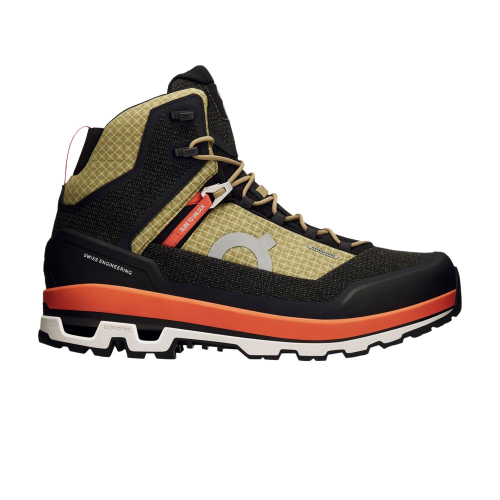 ON Cloudalpine Waterproof 'Safari Black' | Men's Size 7.5