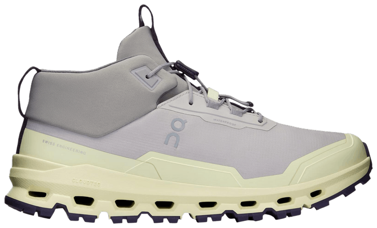 ON Cloudhero Mid Waterproof Kids Silver Seedling