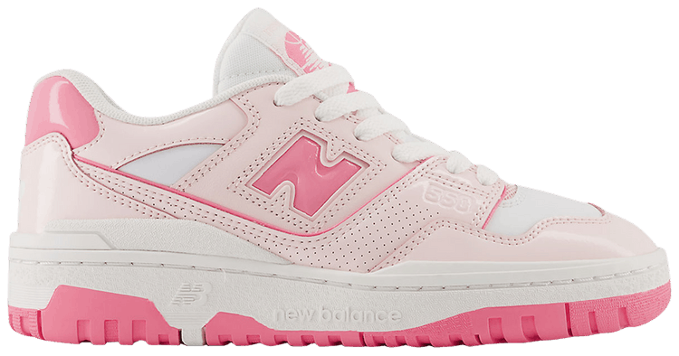 New Balance 550 Big Kid Patent Leather Pack   Shell Pink